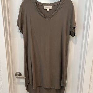 Cloth & Stone Women's V-Neck Short Sleeve dress